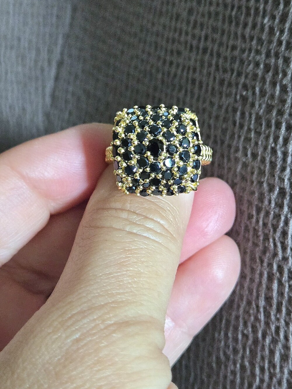 Hirajule Black🖤 Spinel Cushion Ring💍 - NWT